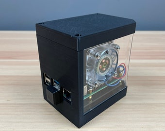 Raspberry Pi 4B Desktop Split SSD Case - Etsy