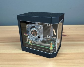Raspberry Pi 5 Desktop Split SSD Computer Case