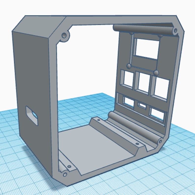 Raspberry Pi 4B UPS Server Case 3D Print Files image 2