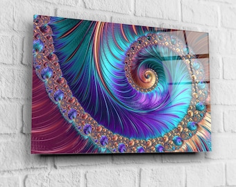 Spiral Art Glass | Etsy