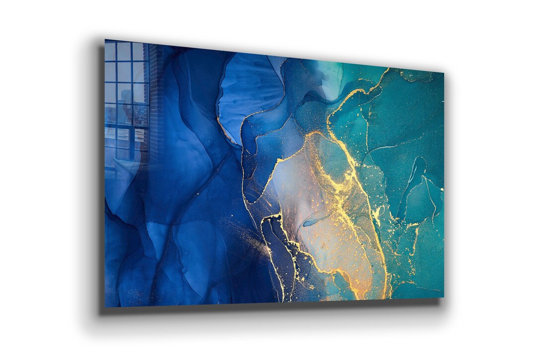 Tempered Glass Wall Art , Abstract Wall Art , Printing Wall Art