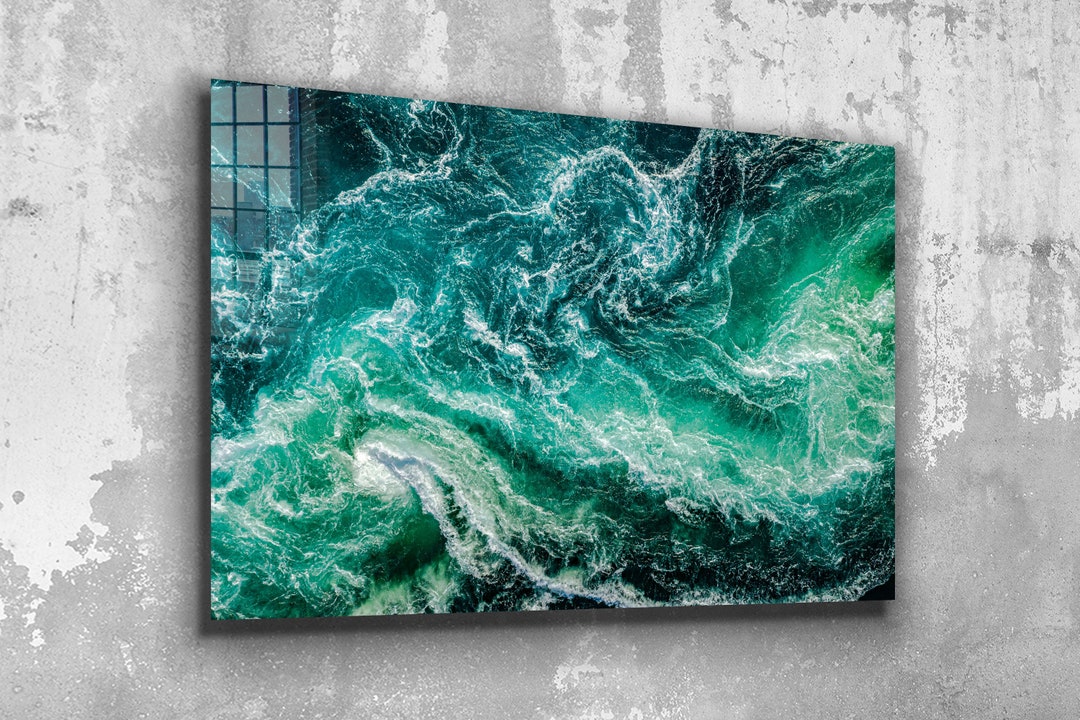 Abstract Waves Tempered Glass Printing Wall Art Modern Wall Art abstract-waves-tempered-glass-printing-wall-art-modern-wall-art