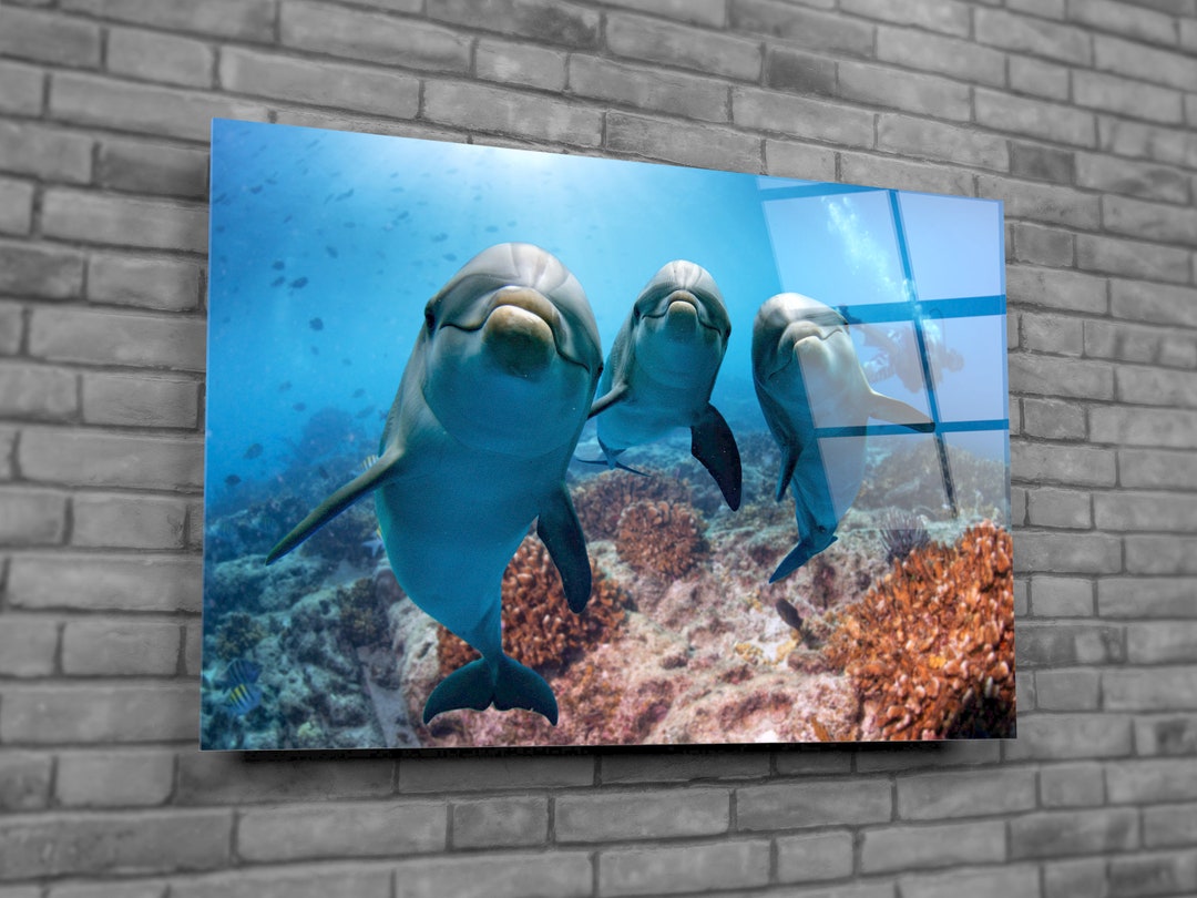 Wandtattoo Exotischer Tropischer Strand 3D-Fensteraufkleber, Wandaufkleber, Dekoration, Kunst, DIY Wellen Aufkleber Kids Room Decor 80x120CM