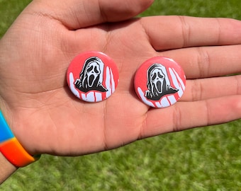 Scream - Ghost Face - 1.25”- Pins