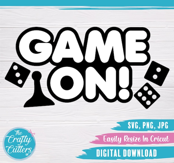Game On SVG SVG Cutting File Game Night Digital Download - Etsy