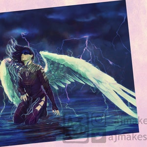 Yasha&#39;s Dream, Yasha Nydoorin Fan Art Critical Role Capaign 2, Critical Role Yasha Art Print