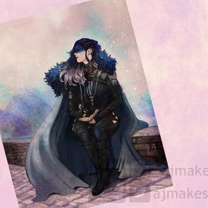 Yasha Nydoorin Original Fan Art Print, Critical Role YashaArt