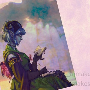 Jester Lavorre Fan Art Print, Critical Role Art Print