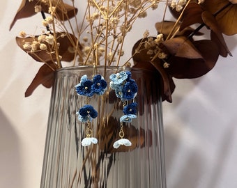 Micro Crochet-Earrings-Flower-Floral-Accessories-Gift-Jewelry