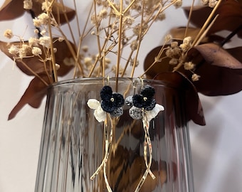 Micro Crochet-Earrings-Flower-Floral-Accessories-Gift-Jewelry