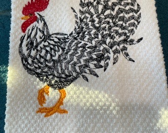 New Embroidered Kitchen Towel