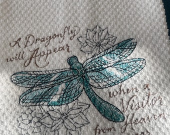 Kitchen Towel, New Embroidered