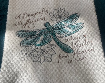 New Embroidered Kitchen Towel