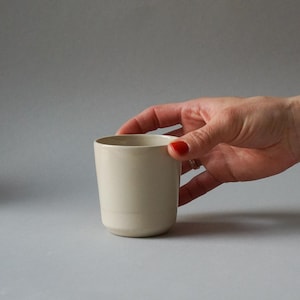 Cortado mug | natural colored | modern stoneware | tableware handmade in Germany