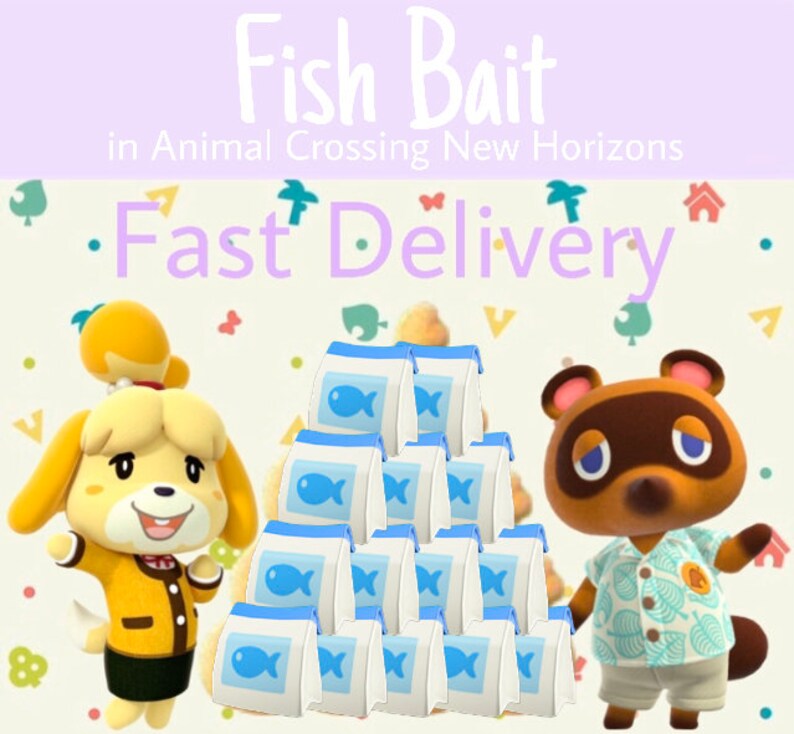 Fish Bait Animal Crossing New Horizons Etsy