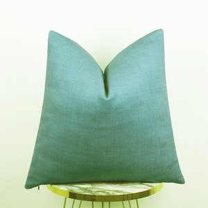 Light Blue Pillow Cover,Blue Throw Pillow,Blue Pillow Case, Couch Pillow, 12x20 20x20 22x22 24x24 Gift Pillow
