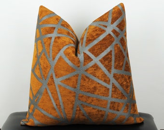 Bronze copper cushion covers sales