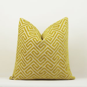 Moderna fodera per cuscino in velluto giallo, cuscino in tessuto di velluto giallo-crema, federa testurizzata, cuscino divano, cuscino regalo 20x20 22x22 24x24