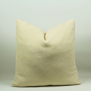 Cream Color Pillow Cover,Glitter Throw Pillow,Iridescent Cream Textured Pillow Cover,16x16 18x18 20x20 22x22 24x24 Gift Pillow