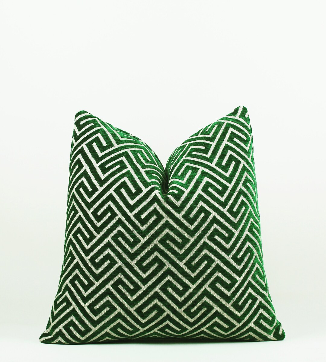 Modern Green Velvet Pillow Cover,greencream Velvet Fabric Throw Pillow
