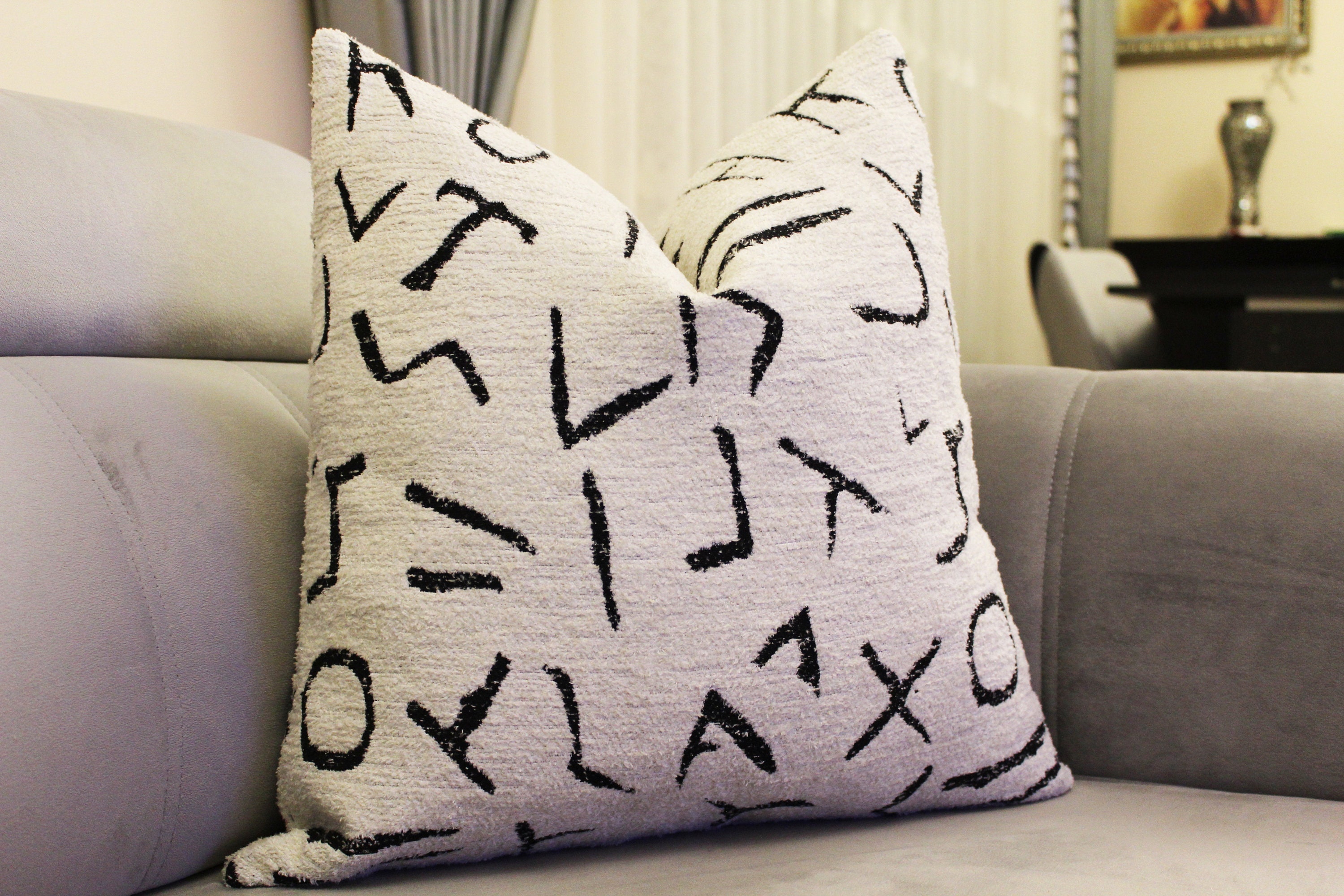 Modern White Velvet Pillow Coveroff White Velvet Fabric Throw Etsy