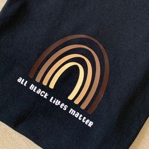 Black Lives Matter Shirt | BLM Shirt | BLM Sweatshirt | Black Lives Matter Rainbow | Black Owned Clothing | Rainbow Sweatshirt For Women