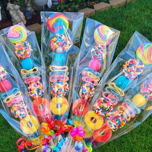 6 Lollipop Candy Kabobs Etsy