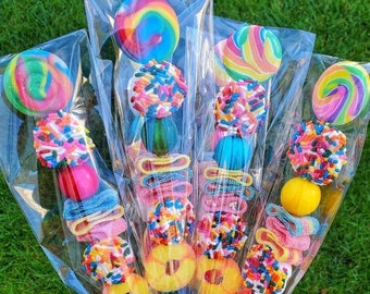 12 Birthday Lollipop Candy Kabobs