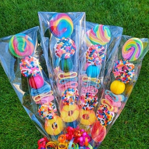 Quick Ship! 15 Birthday Lollipop Candy Kabobs