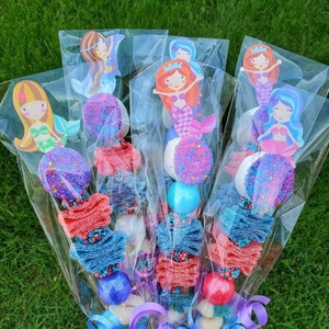 24 Mermaid Candy Kabobs