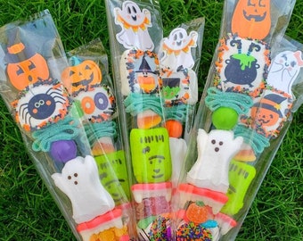 6 NEW XL Halloween Spooky Candy Kabobs Limited