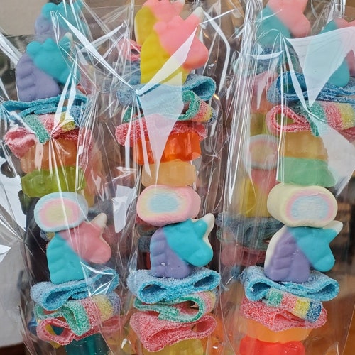 12 Unicorn Candy Kabobs | Etsy