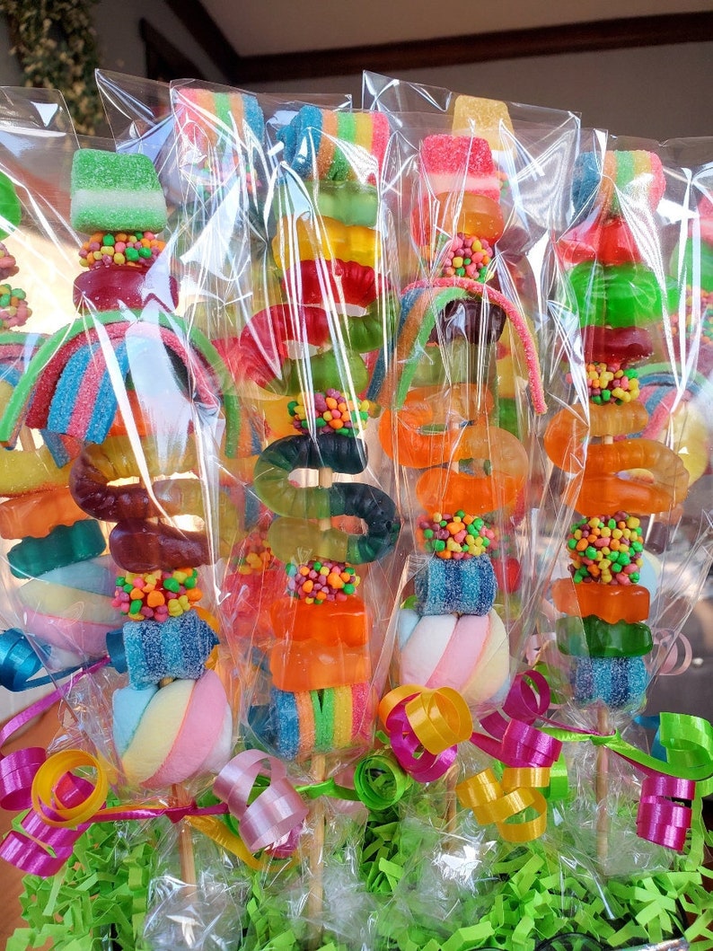 40 Fun Mix Candy Kabobs Etsy