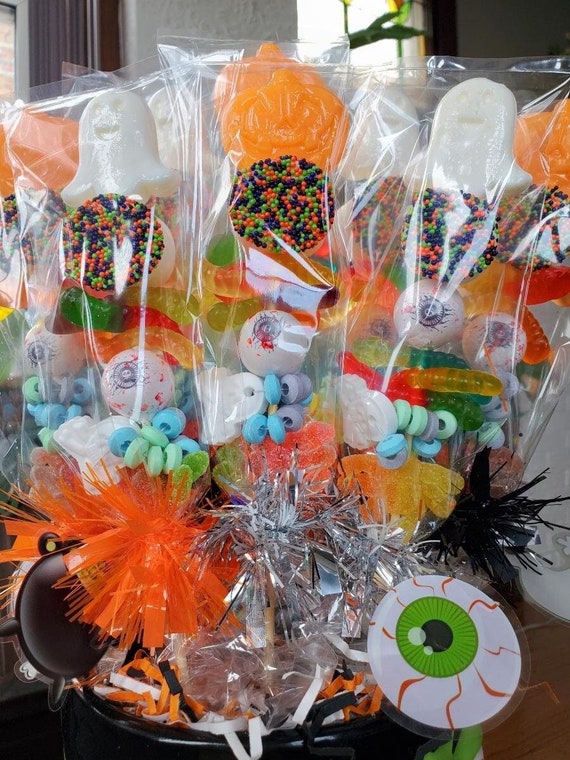 6 Halloween Lollipop Candy Kabobs Etsy