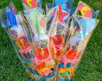 Custom 10 Sea Creatures and 20 Mermaid Candy Kabobs