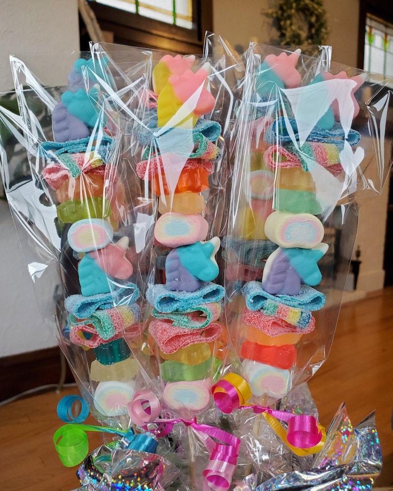 12 Unicorn Candy Kabobs Etsy