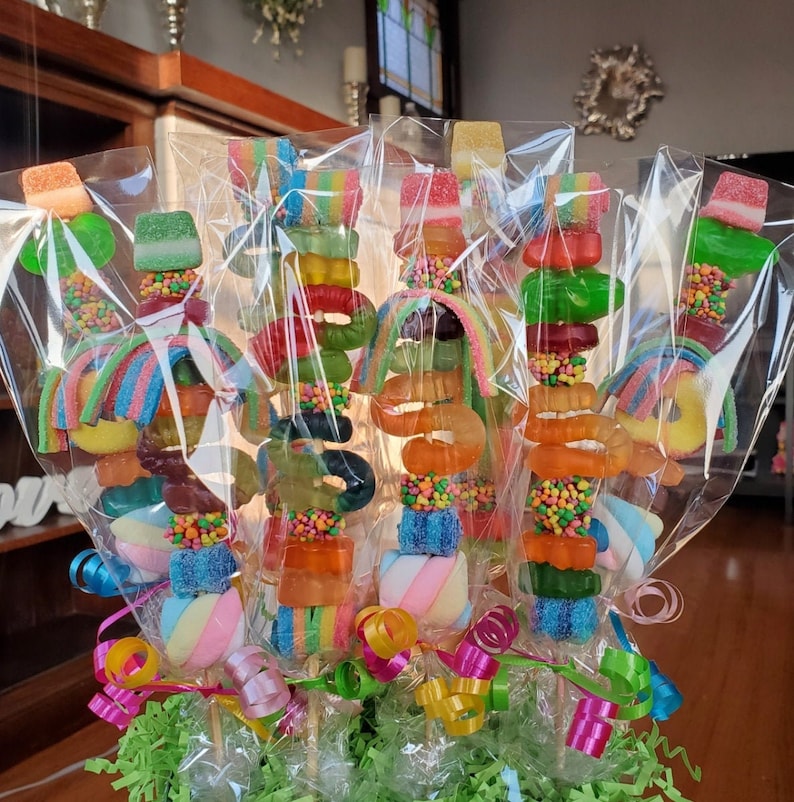 6 Fun Mix Candy Kabobs Etsy