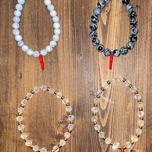 Bead bracelets/stack bracelets/cornicello/Italian horn/Italian