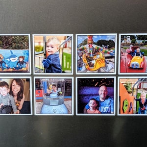 Fridge Tiles, Fridge Magnet Set, Photo Magnet For Fridge, Personalised Photo Gift for New Home, New Mum Gift from Baby, Sister Picture Gift image 1