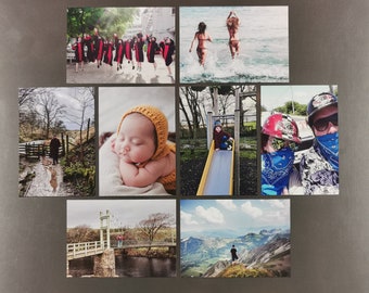 Fotomagnet, Ihre Bilder, individuelles Kühlschrankmagnet-Set, Save the Date-Idee, personalisiertes Geschenk für Nanny von Enkelkindern, Fotogeschenk für neues Zuhause