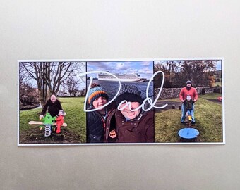 Dad Magnet, Photo Fridge Magnet, Dad Birthday Present from Kids, Personalised Photo Gift from Daughter, Daddy Gift From Son, Christmas Gift