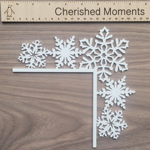 Snowman White Christmas Decoration, Door Trim, Snowflake Ornament, Family Christmas Decoration, Christmas Idea For Kids, Christmas Eve Gifts image 7