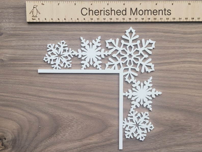 Snowman White Christmas Decoration, Door Trim, Snowflake Ornament, Family Christmas Decoration, Christmas Idea For Kids, Christmas Eve Gifts image 7