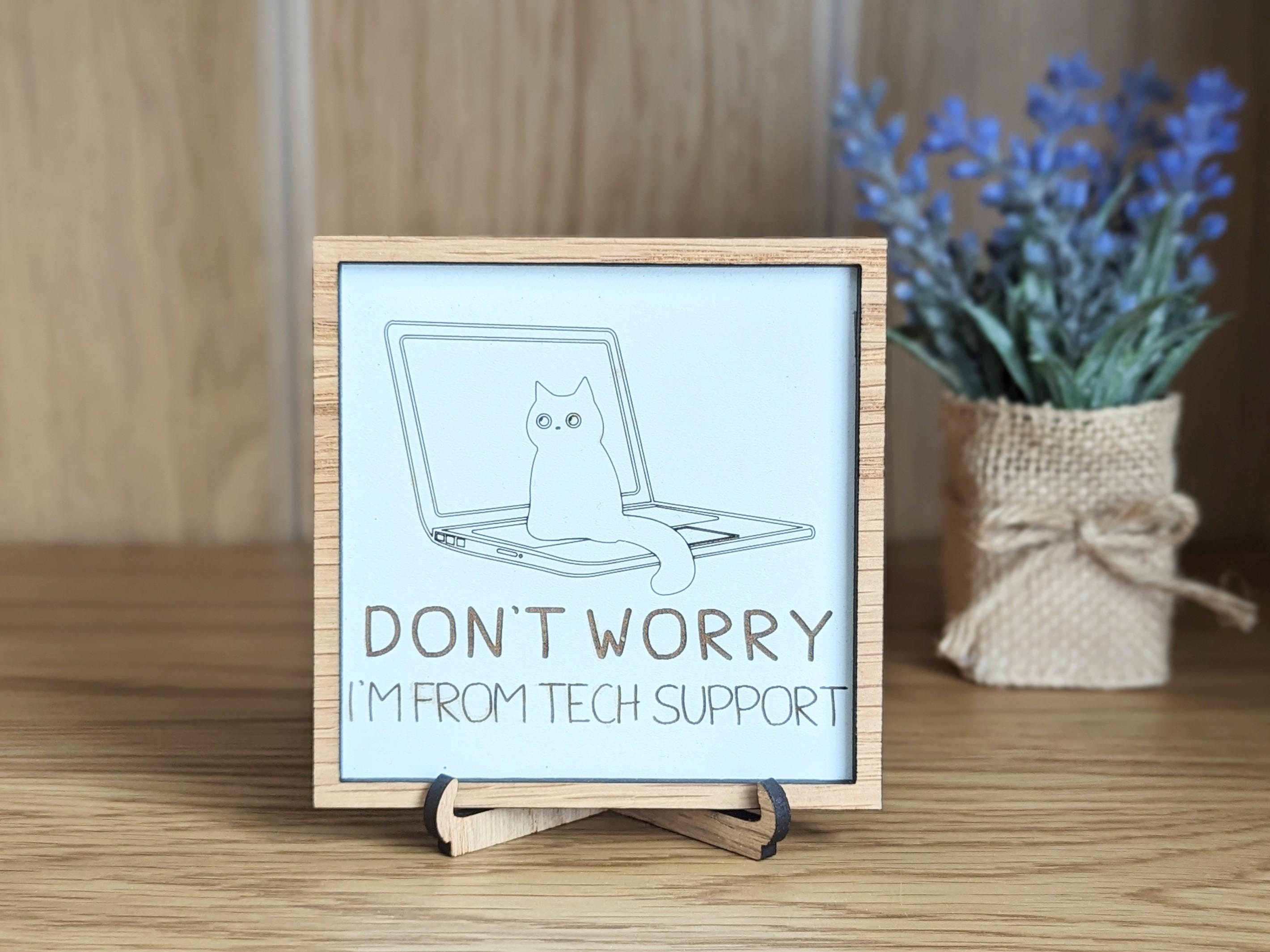 Cat Office Decor, Funny Cat Gift for Cat Lover, Desk Decoration, Christmas Gift for Cat Mum, Novelty Cat Ornament, Small Gift Idea for Her