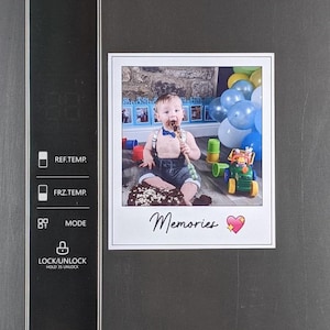 Magnet cadeau – Magnet avec un message, Magnet personnalisé pour réfrigérateur, Magnet photo personnalisé, Cadeau d'anniversaire pour elle, Magnet photo, Idée souvenir