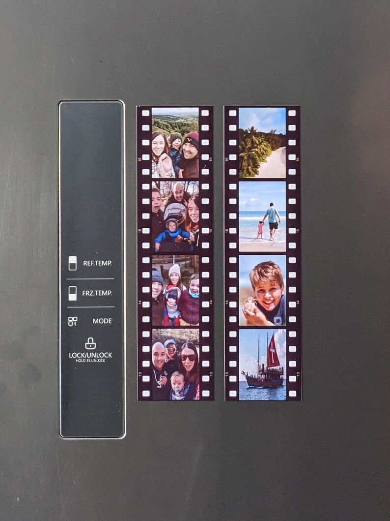 Movie Strips Personalised Fridge Set Photo Etsy UK
