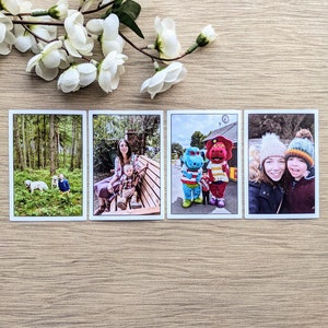 Photo Fridge Magnet Set, Custom Refrigerator Magnet, Fathers Day Gift Idea, Personalised Picture Gift for Mummy, Unique Gift for Best Friend image 1