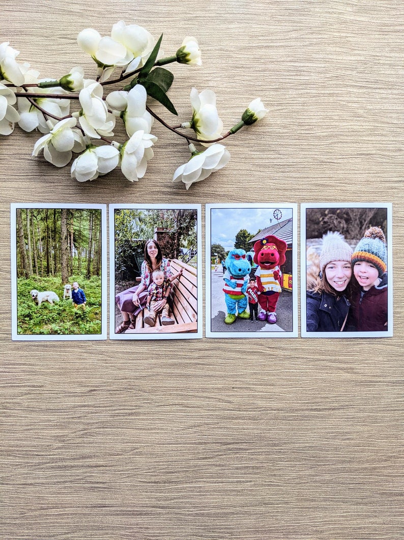 Foto-Kühlschrankmagnet-Set, benutzerdefinierter Kühlschrankmagnet, Vatertagsgeschenkidee, personalisiertes Bildgeschenk für Mama, einzigartiges Geschenk für den besten Freund Bild 1