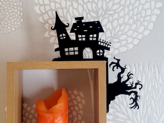 Spooky House Décor, Door Frame Decoration, Haunted Tree Figure, Shelf Sitter, Halloween Home Décor, Spooktacular gift for Halloween Lover