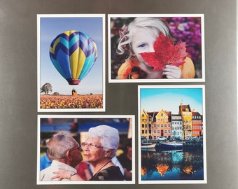 Large Photo Magnets, Personalised Magnet, Custom Picture Magnet for Grandma, Sentimental Gift Idea for Her, Photo Engagement Gift for Friend
